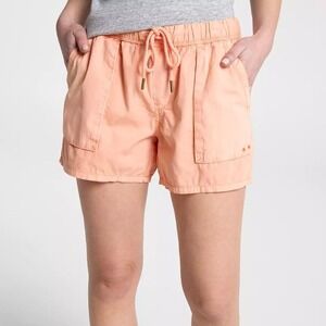 ALPINE DESIGN Lightweight Twill Shorts Womens M Orange Casual Gorpcore Hiking